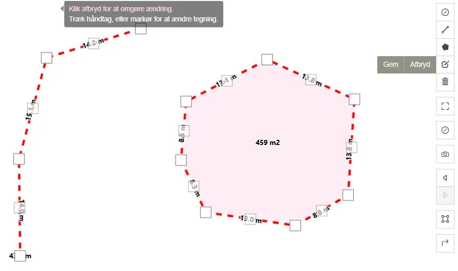 Redigering af måling