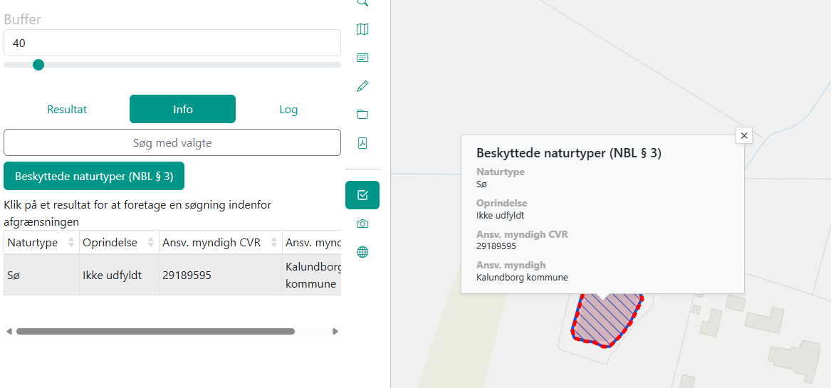 Konfliktsøgning med udpeget objekt
