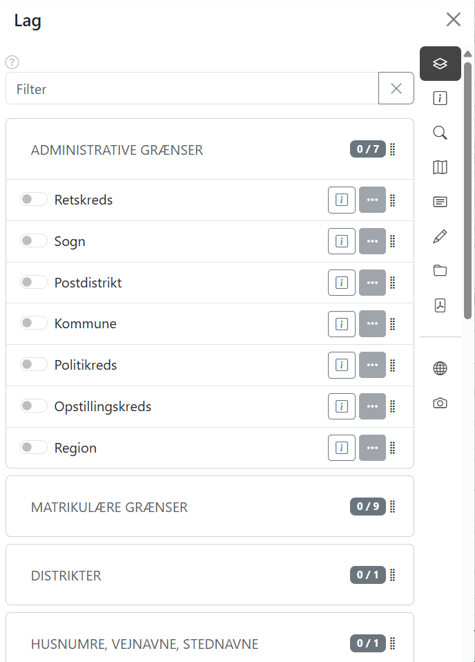 Eksempel på laginformation