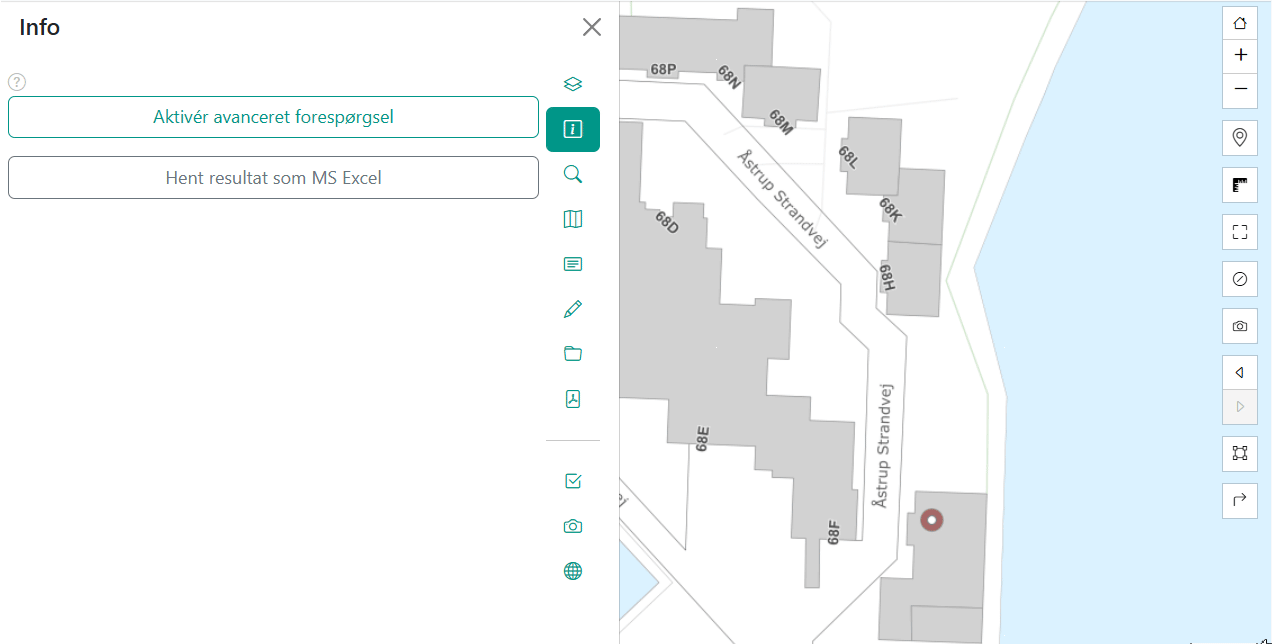Søge værktøj i Lag-menuen