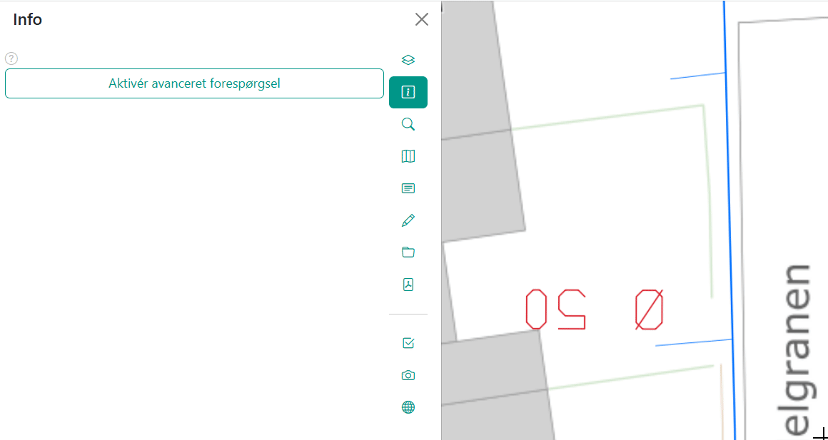Søge værktøj i Lag-menuen